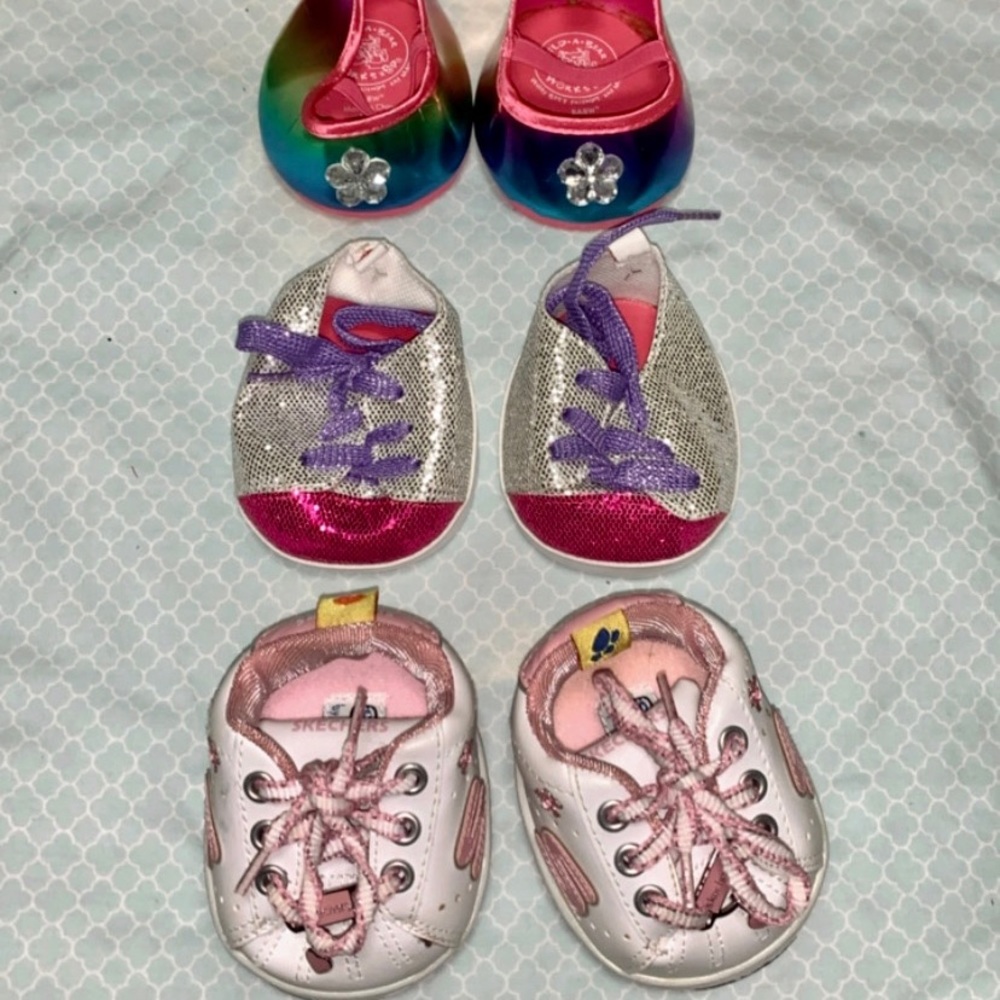 Cute build a bear shoes 👟💘🧸!!!